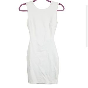 Lulus White Open Back Mini Dress Xs